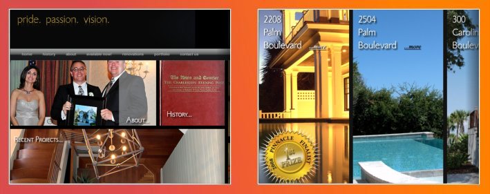Thomas Evans Construction Luxury Builder Website
